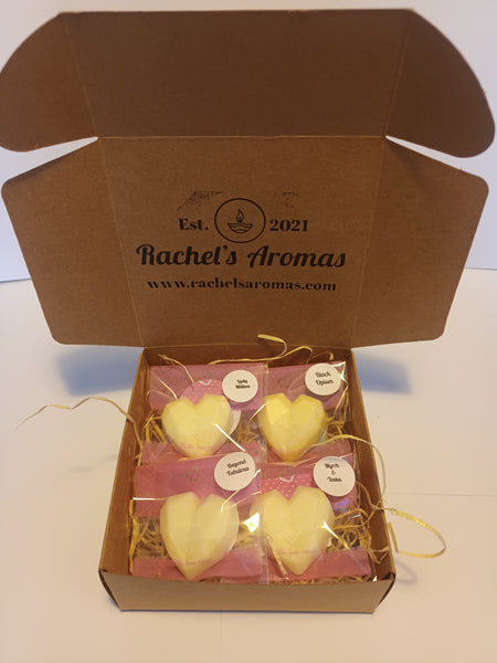 Scented hearts gift box