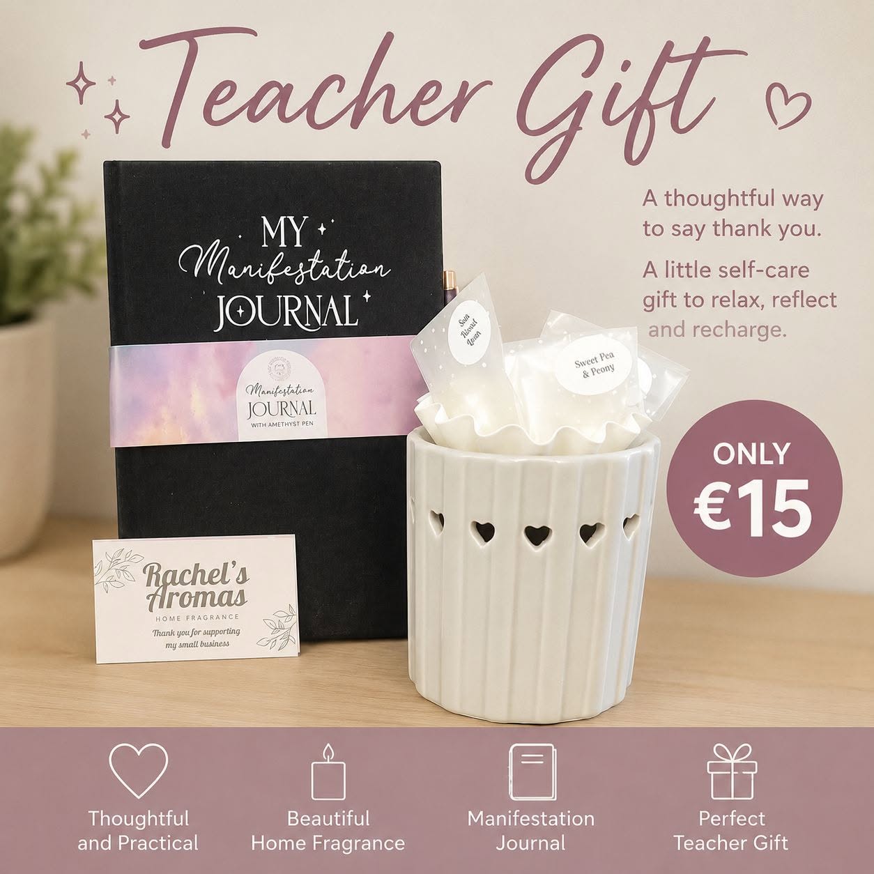 Teacher burner gift set