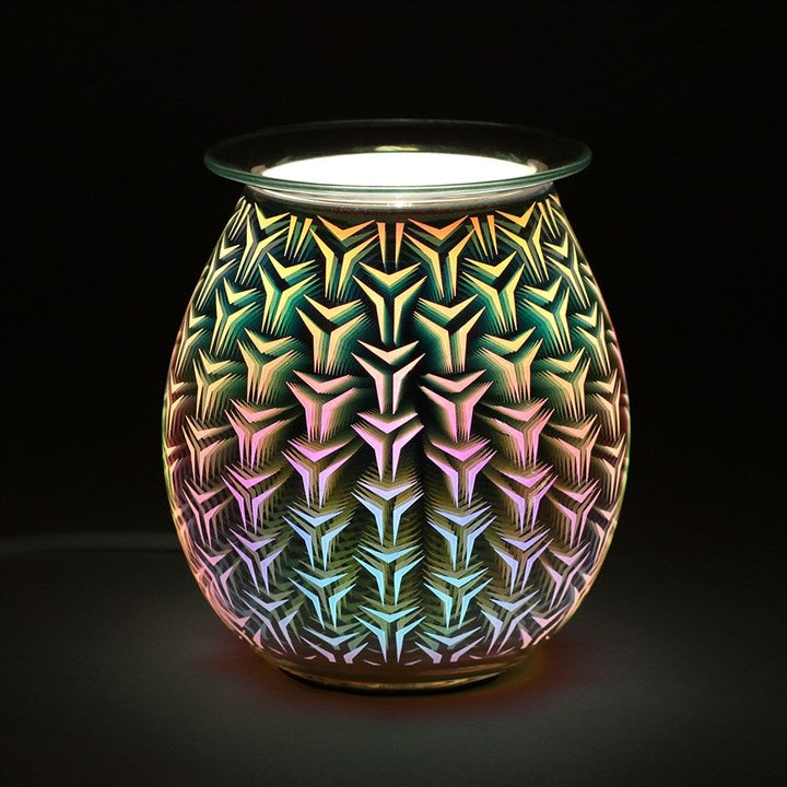Luxary 3D Geometric Light Up Electric  Burner