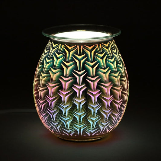 Luxary 3D Geometric Light Up Electric  Burner