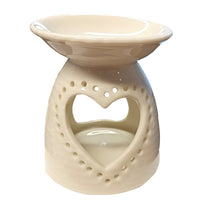 White ceramic burner.